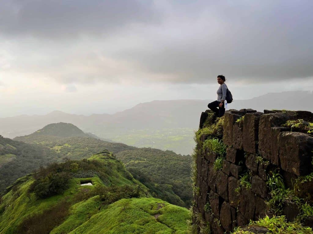 Heritage Treks: The trail winds through dense forests, rocky terrains, and scenic plateaus before reaching the Rajmachi Fort (Photo by Banjaaraa Couple)