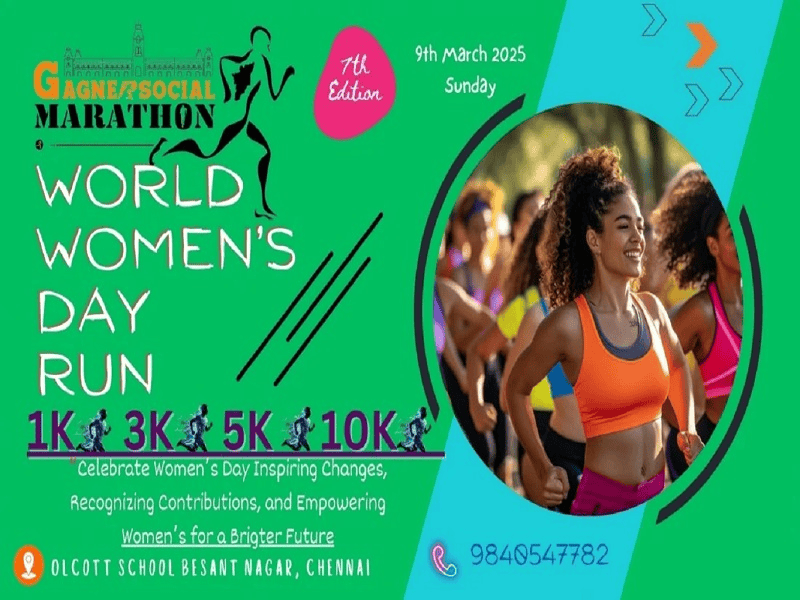 Chennai’s World Women’s Day Run - International Women's Day 2025