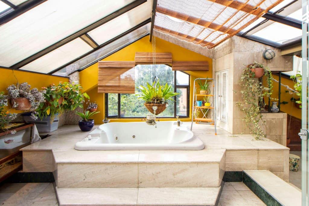 Nature inspired bathrooms